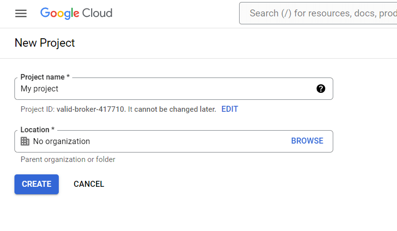 Google Project